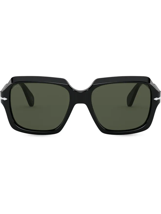 Persol Persol ティント入りスクエアフレーム サングラス ブラックの商品画像