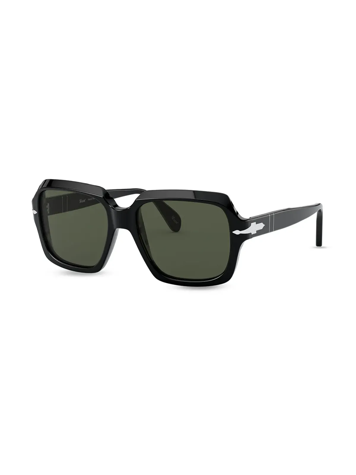 Persol ティント入りスクエアフレーム サングラス ブラック - 画像2