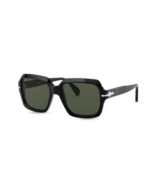Persol ティント入りスクエアフレーム サングラス ブラック - サムネイル2