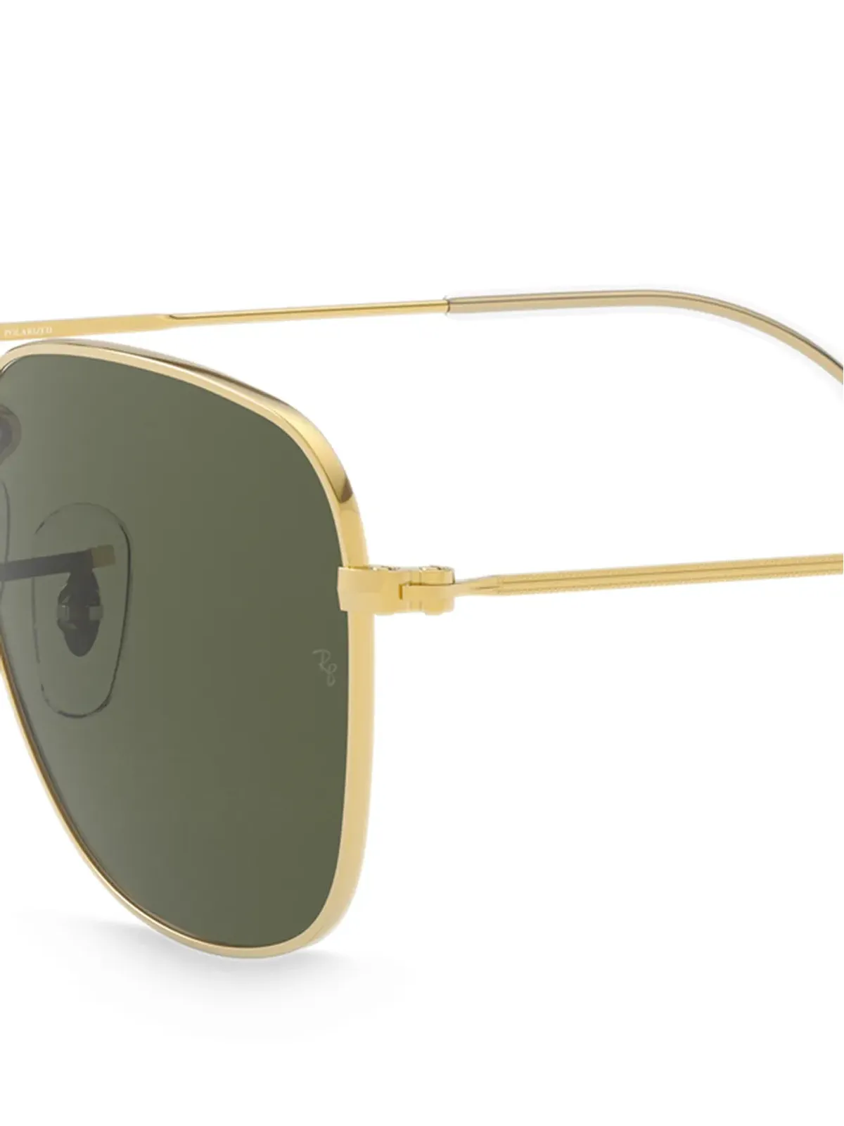 Ray-Ban フランク スクエアフレーム サングラス - ゴールド - 画像3