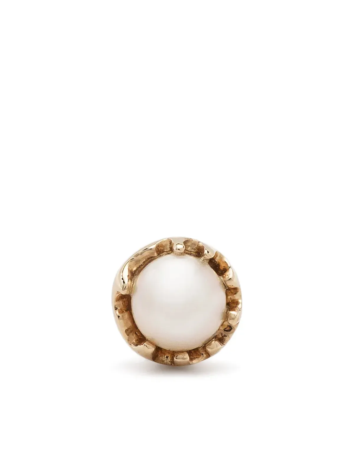 Maria Black Terre 14kt イエローゴールド パール スタッド イヤリング - 画像1