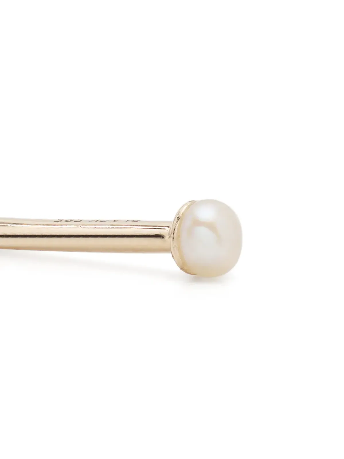 Maria Black 14kt イエローゴールド パール 2mm Gouette スタッドピアス - 画像3