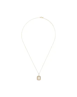 Mateo 14K イエローゴールド Fイニシャル ダイヤモンド ネックレス - サムネイル1