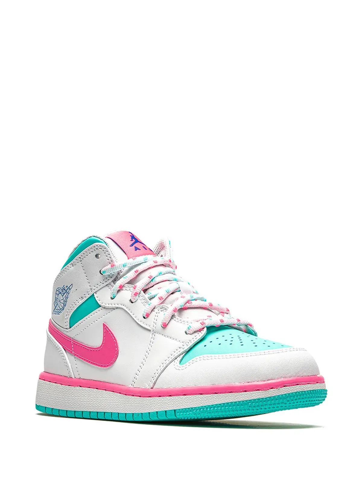 Jordan Kids エアジョーダン1 ミッド デジタルピンク スニーカー - 画像2