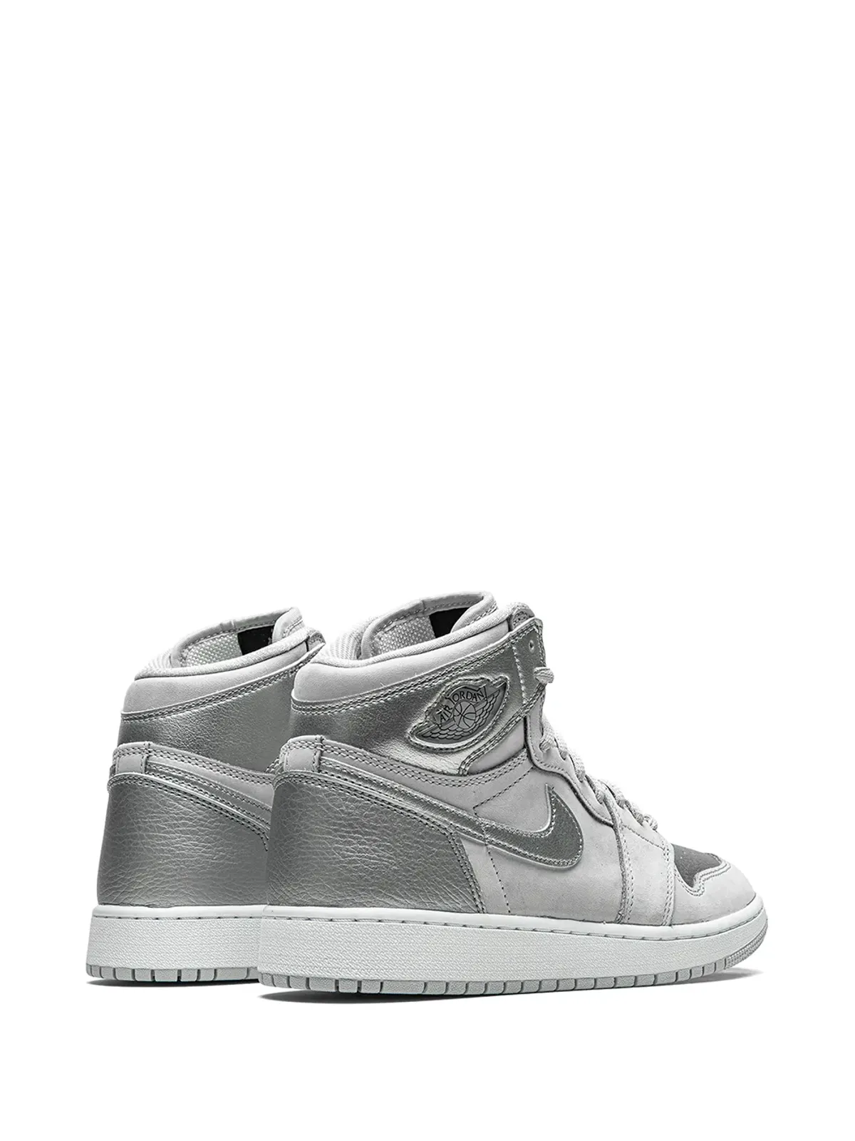Jordan Kids エア ジョーダン 1 ハイ OG Co.Jp メタリックシルバー スニーカー - 画像3