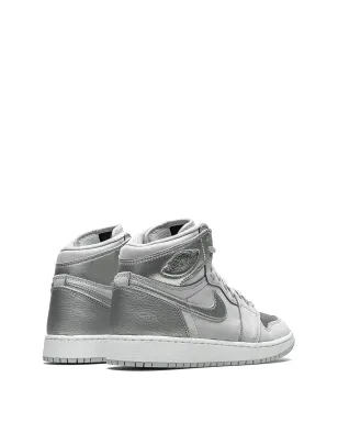 Jordan Kids エア ジョーダン 1 ハイ OG Co.Jp メタリックシルバー スニーカー - サムネイル3