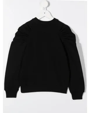 MSGM Kids スパンコール付きギャザースウェットシャツ - サムネイル2