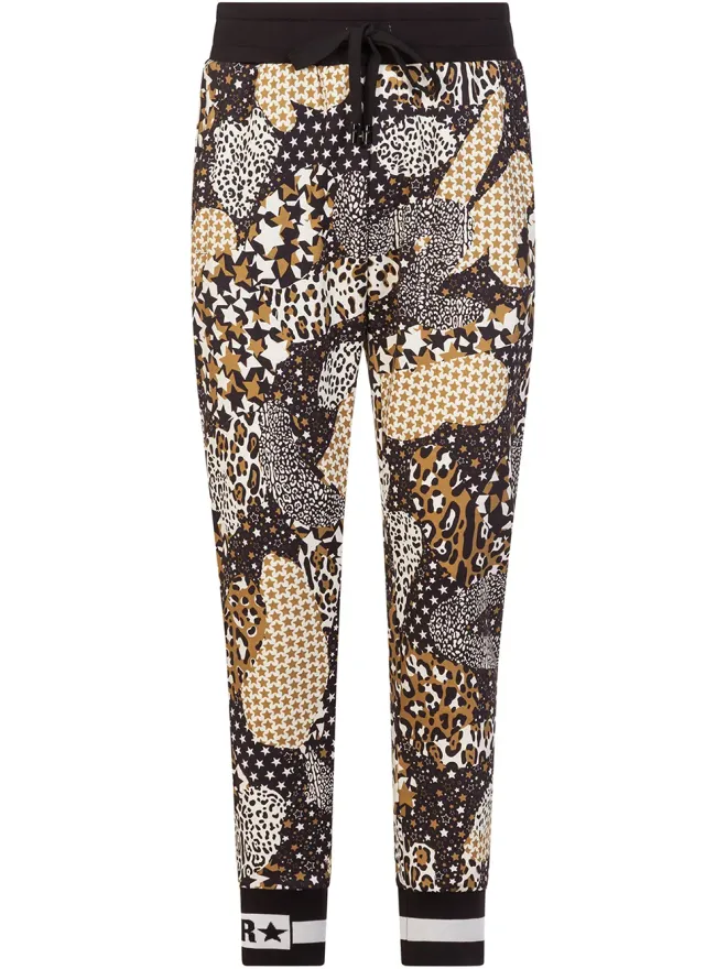Dolce & Gabbana Dolce & Gabbana ミックスプリント スウェットパンツ ブラックの商品画像