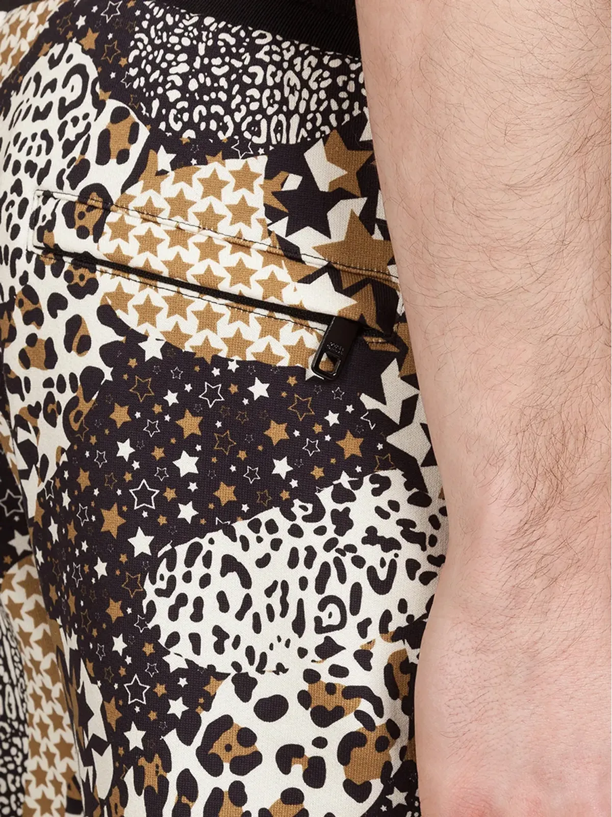 Dolce & Gabbana ミックスプリント スウェットパンツ ブラック - 画像5