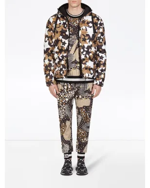 Dolce & Gabbana ミックスプリント スウェットパンツ ブラック - サムネイル2