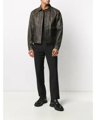 Ralph Lauren Purple Label 14GG カシミヤ混ニットセーター（クルーネック／長袖） - サムネイル2