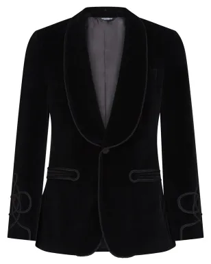 Dolce & Gabbana シングルブレスト ベルベット タキシードジャケット - サムネイル1