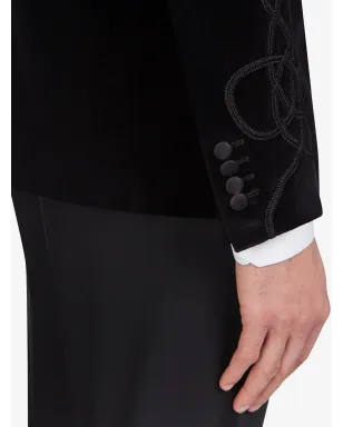 Dolce & Gabbana シングルブレスト ベルベット タキシードジャケット - サムネイル5