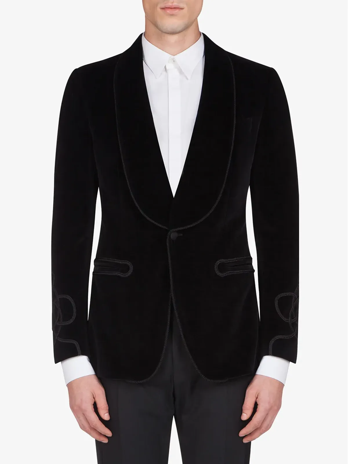 Dolce & Gabbana シングルブレスト ベルベット タキシードジャケット - 画像3