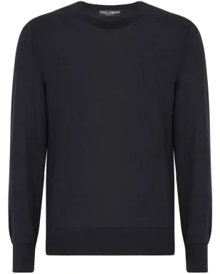 Dolce & Gabbana ロングスリーブ カシミヤ ジャンパー - ブルー - サムネイル1