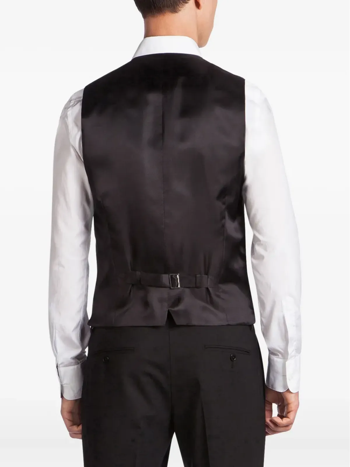 Dolce & Gabbana ウールベスト - ブラック - 画像4
