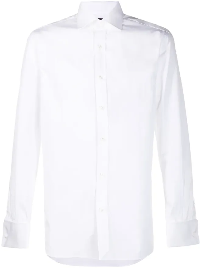 Ralph Lauren Purple Label Ralph Lauren Purple Label アスター コットンポプリン ドレスシャツ ホワイトの商品画像