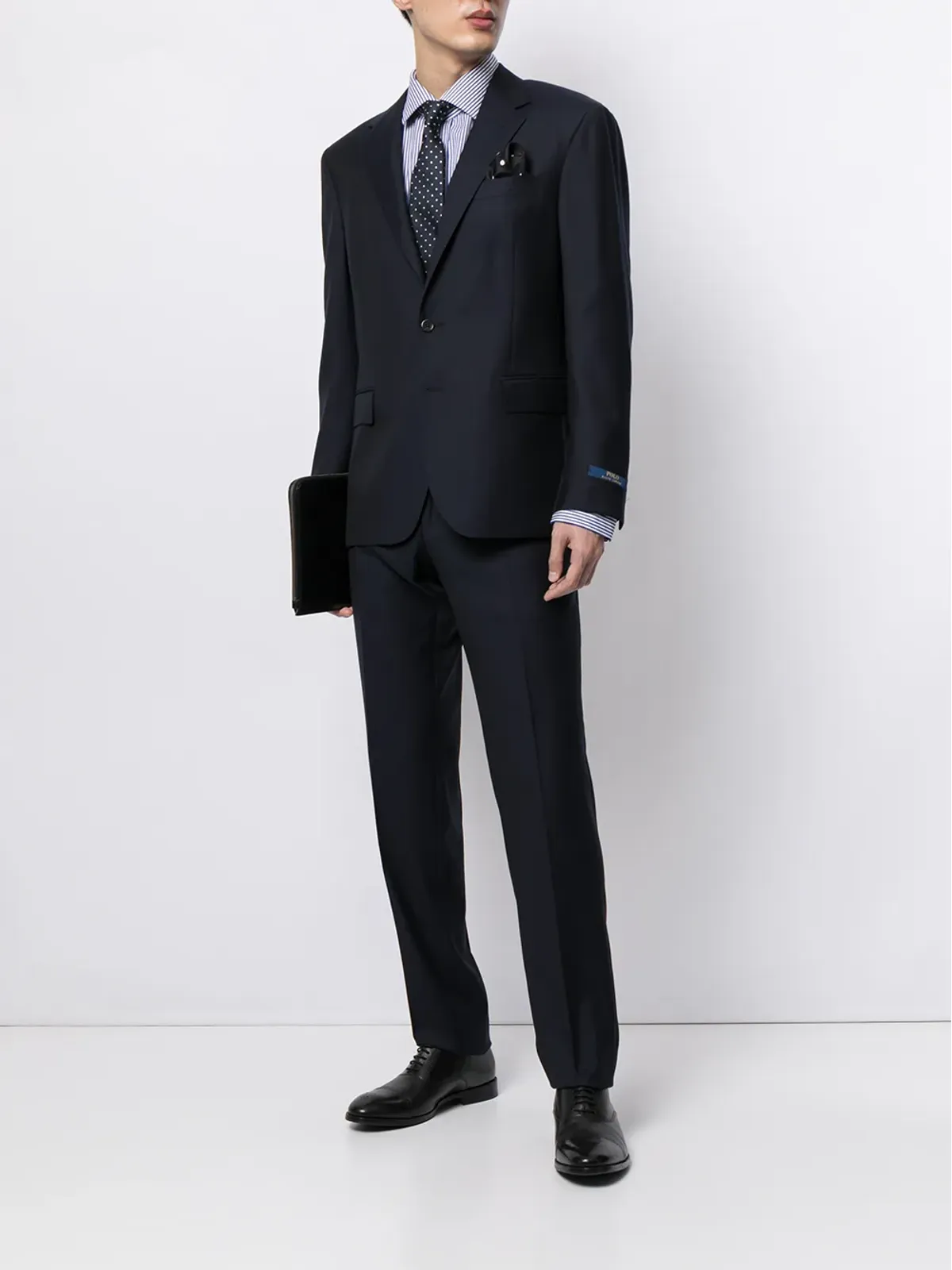 Ralph Lauren Purple Label ストライプ長袖シャツ - 画像2