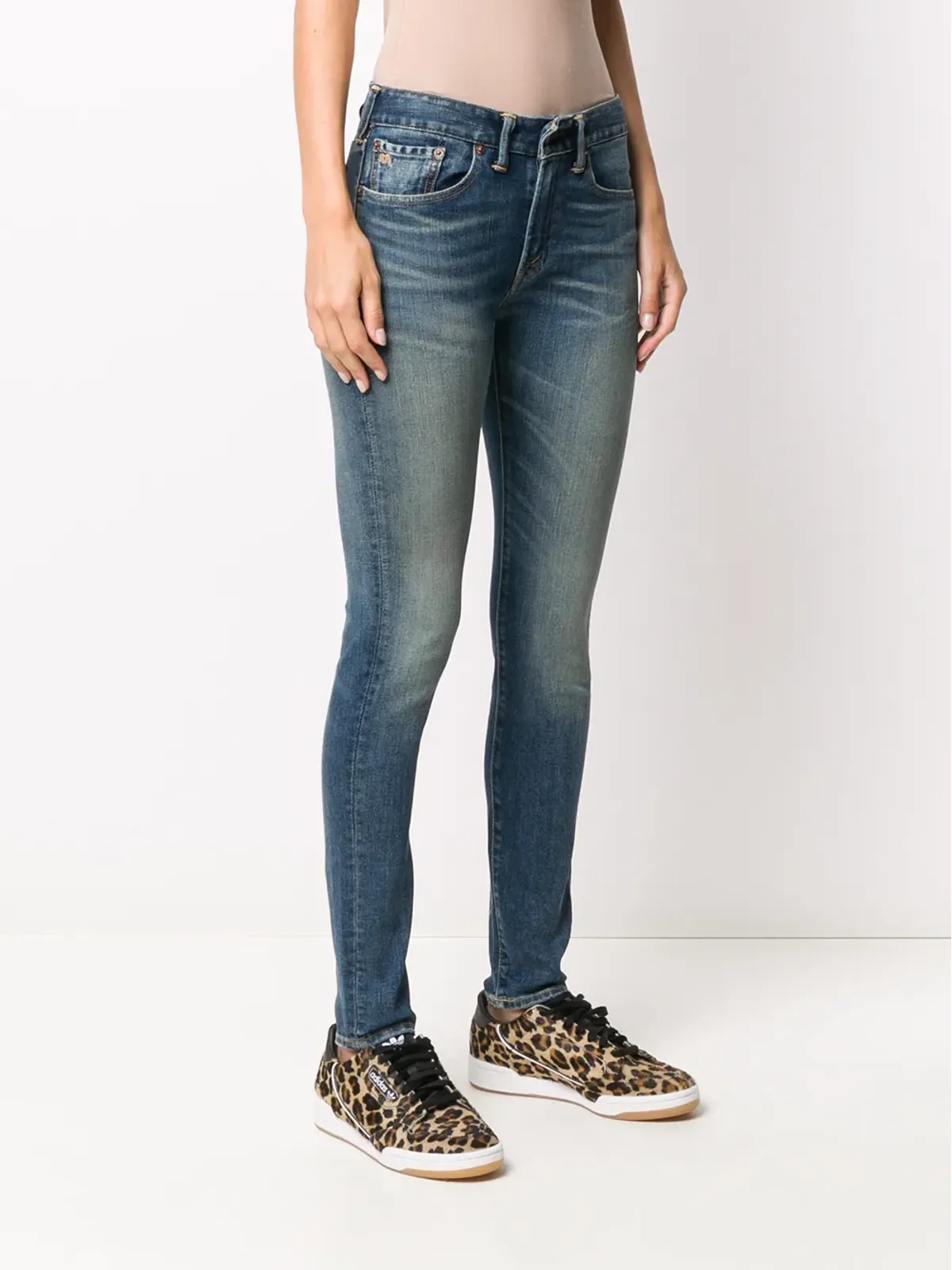 Ralph Lauren RRL ストーンウォッシュ ミッドライズ スキニージーンズ - 画像3