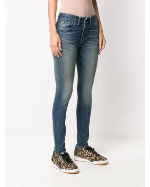 Ralph Lauren RRL ストーンウォッシュ ミッドライズ スキニージーンズ - サムネイル3