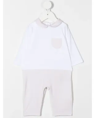 Fendi Kids FFモチーフ ロンパースセット - ホワイト - サムネイル2