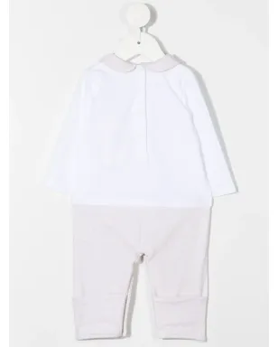 Fendi Kids FFモチーフ ロンパースセット - ホワイト - サムネイル3