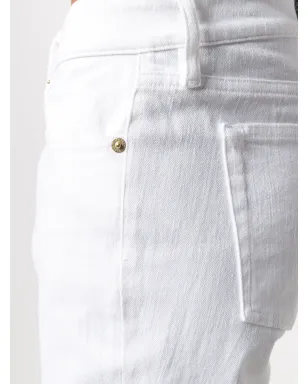 Ralph Lauren Collection スリムフィット・ハイライズジーンズ - White - サムネイル5
