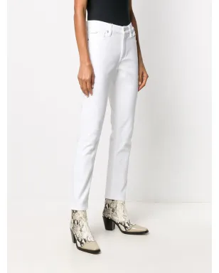 Ralph Lauren Collection スリムフィット・ハイライズジーンズ - White - サムネイル3
