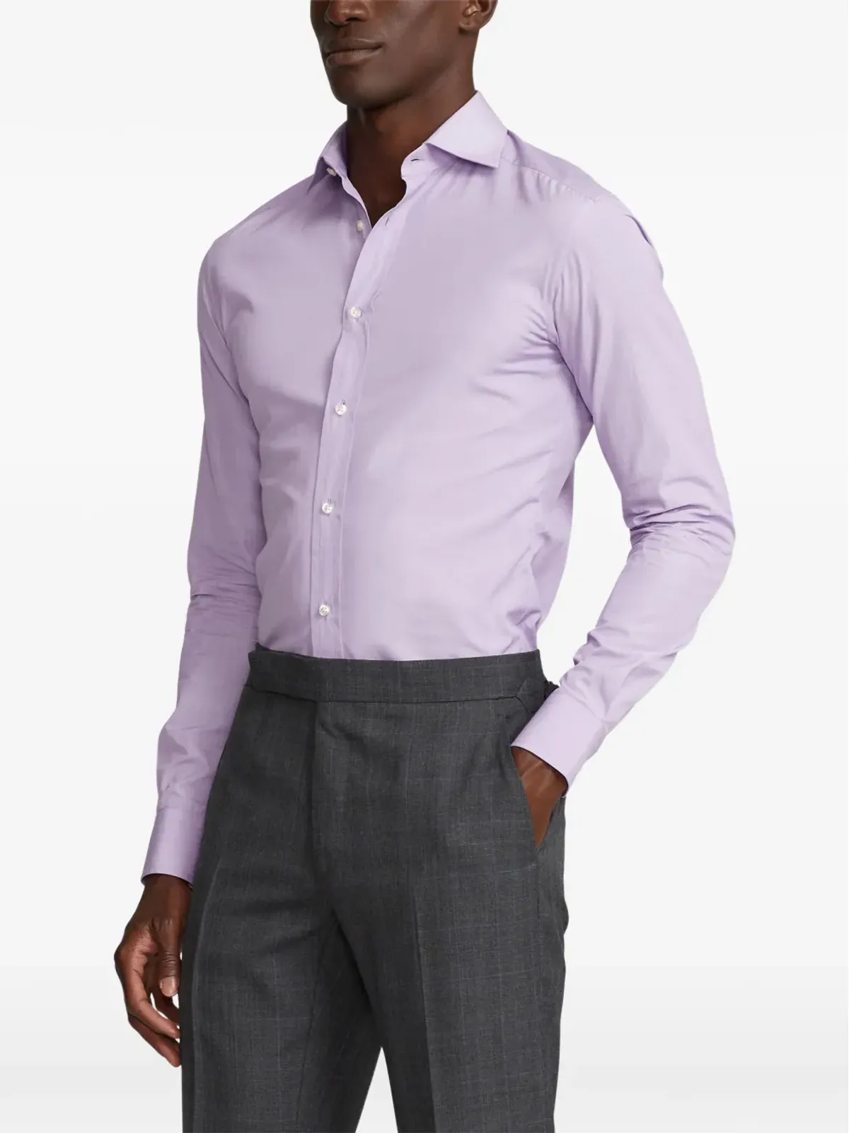 Ralph Lauren Purple Label アストン コットン シャツ - 画像4