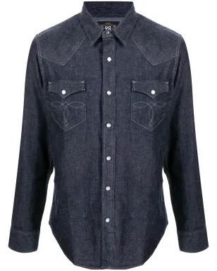 Ralph Lauren RRL 長袖デニムウェスタンシャツ - サムネイル1