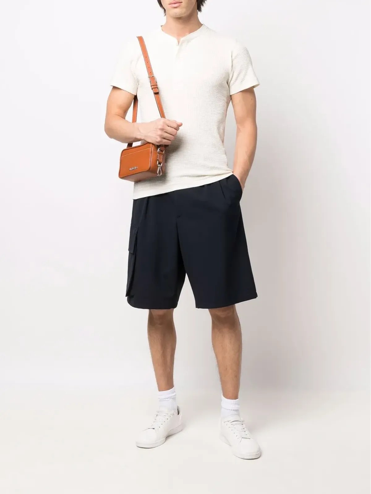 Ralph Lauren RRL ヘンリーネック半袖Tシャツ - 画像2