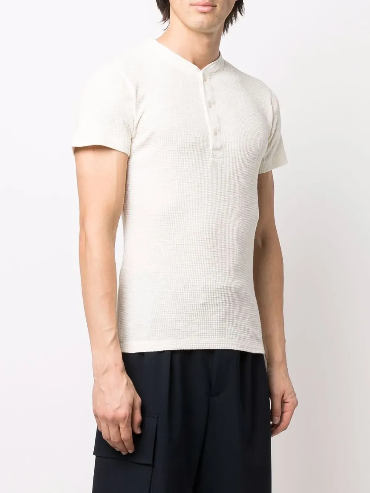 Ralph Lauren RRL ヘンリーネック半袖Tシャツ - 画像3