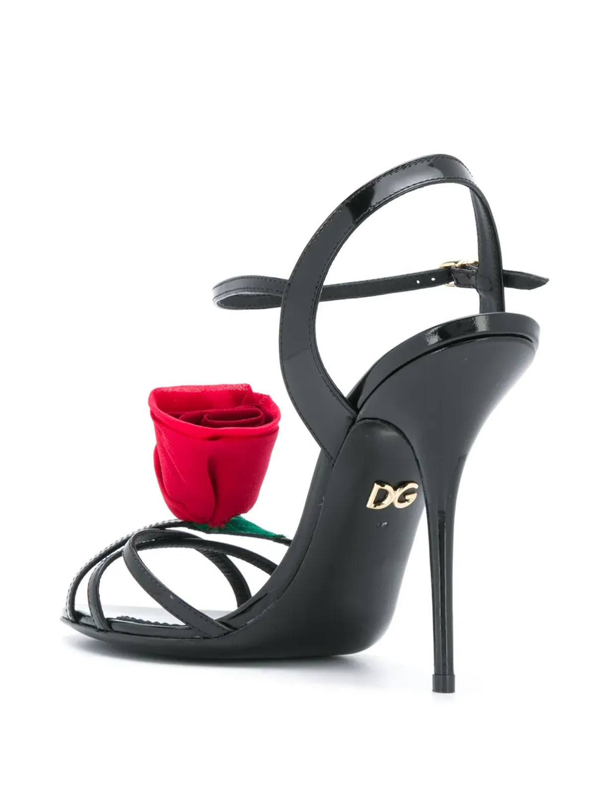 Dolce & Gabbana Keira ローズアップリケサンダル - 画像3