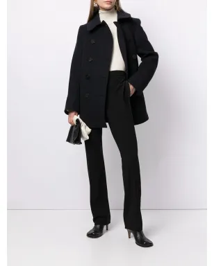 Ralph Lauren Collection ハイライズ テーラードパンツ - ブラック - サムネイル2