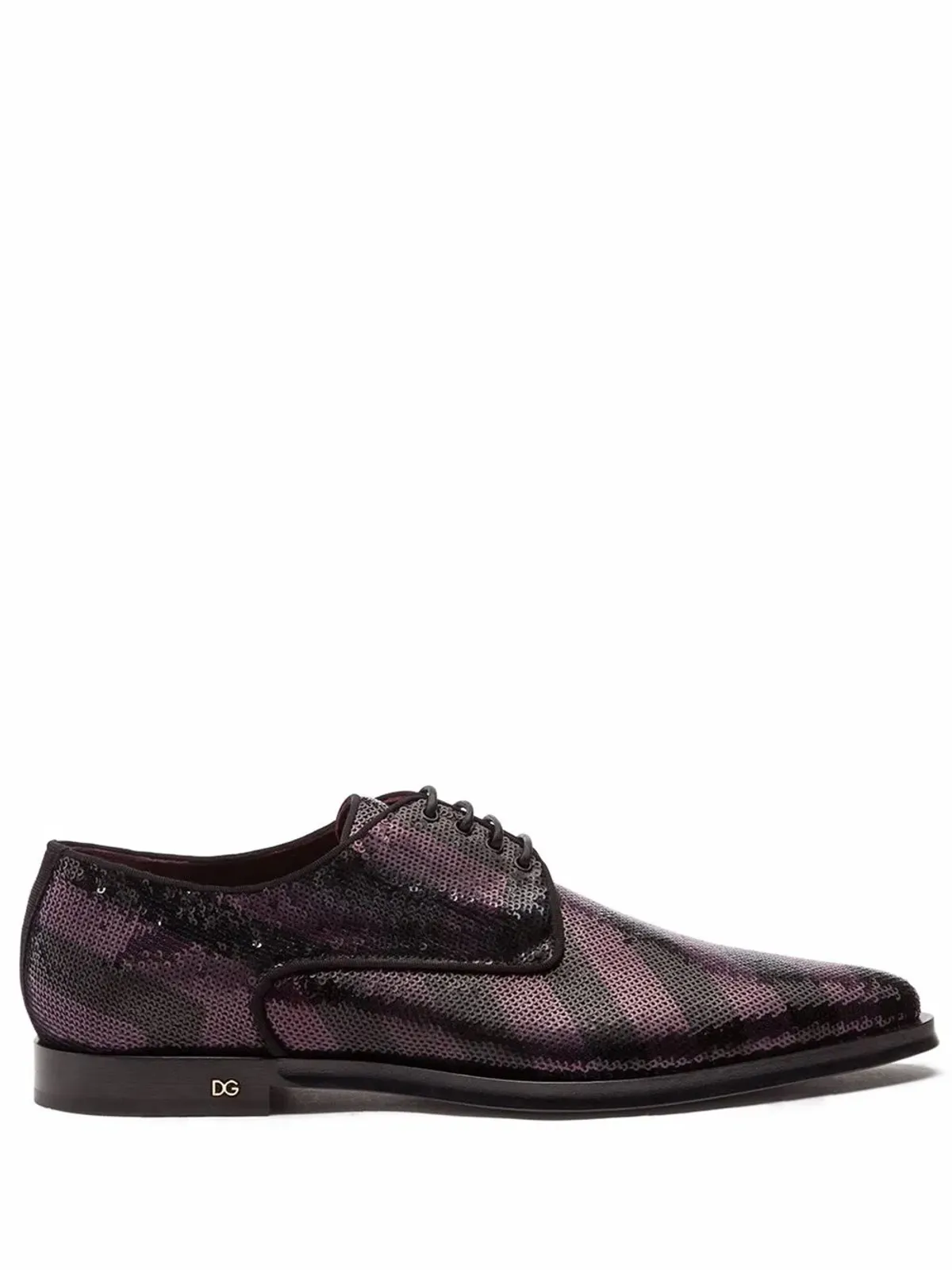 Dolce & Gabbana スパンコール装飾 ダービーシューズ - ブラック - 画像1