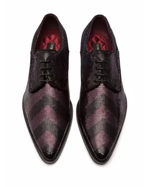 Dolce & Gabbana スパンコール装飾 ダービーシューズ - ブラック - サムネイル4