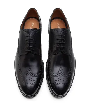 Dolce & Gabbana ブローグディテール ダービーシューズ - ブラック - サムネイル4