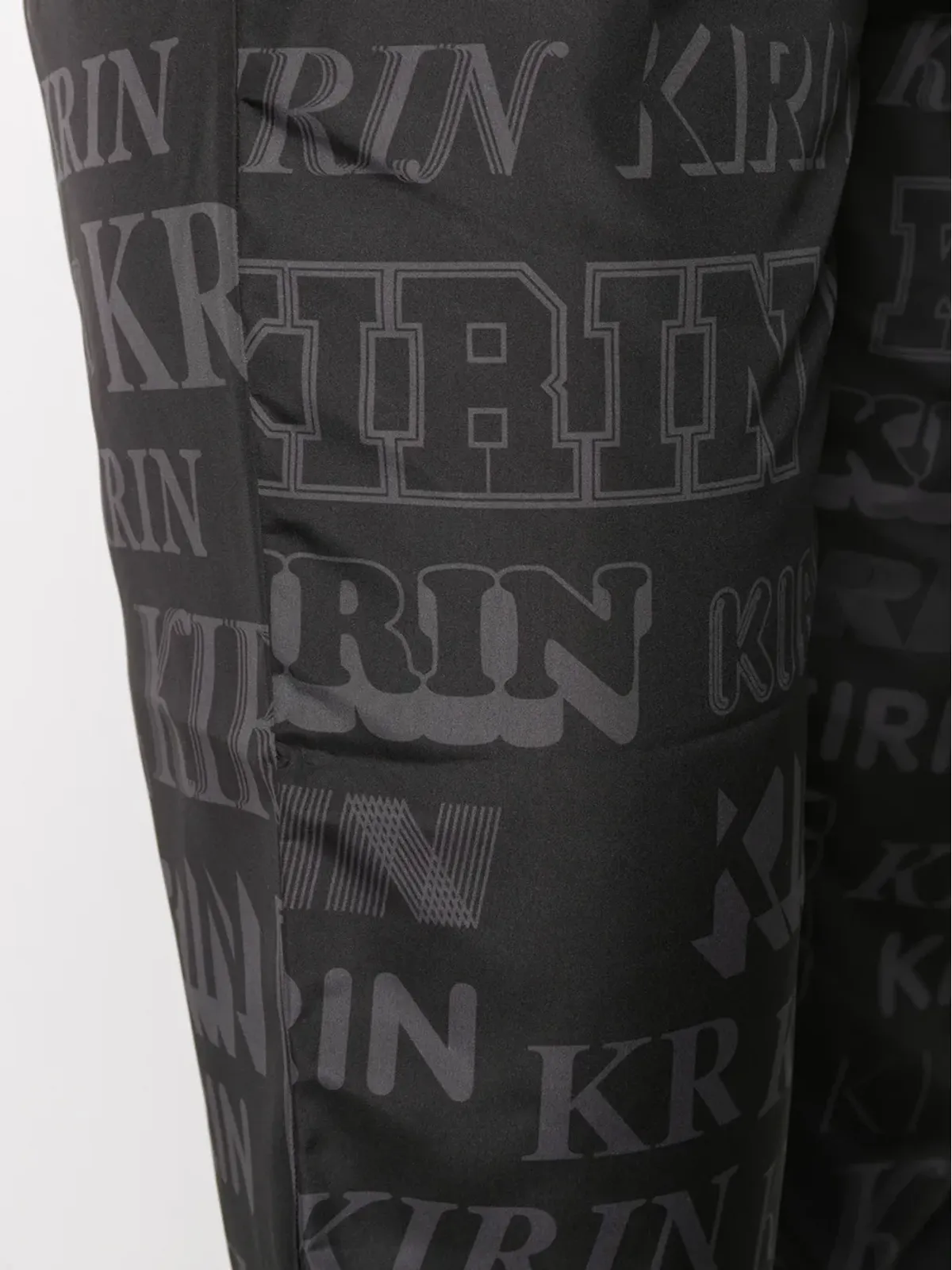 Kirin ロゴプリントストレートレッグ トラックパンツ - 画像5