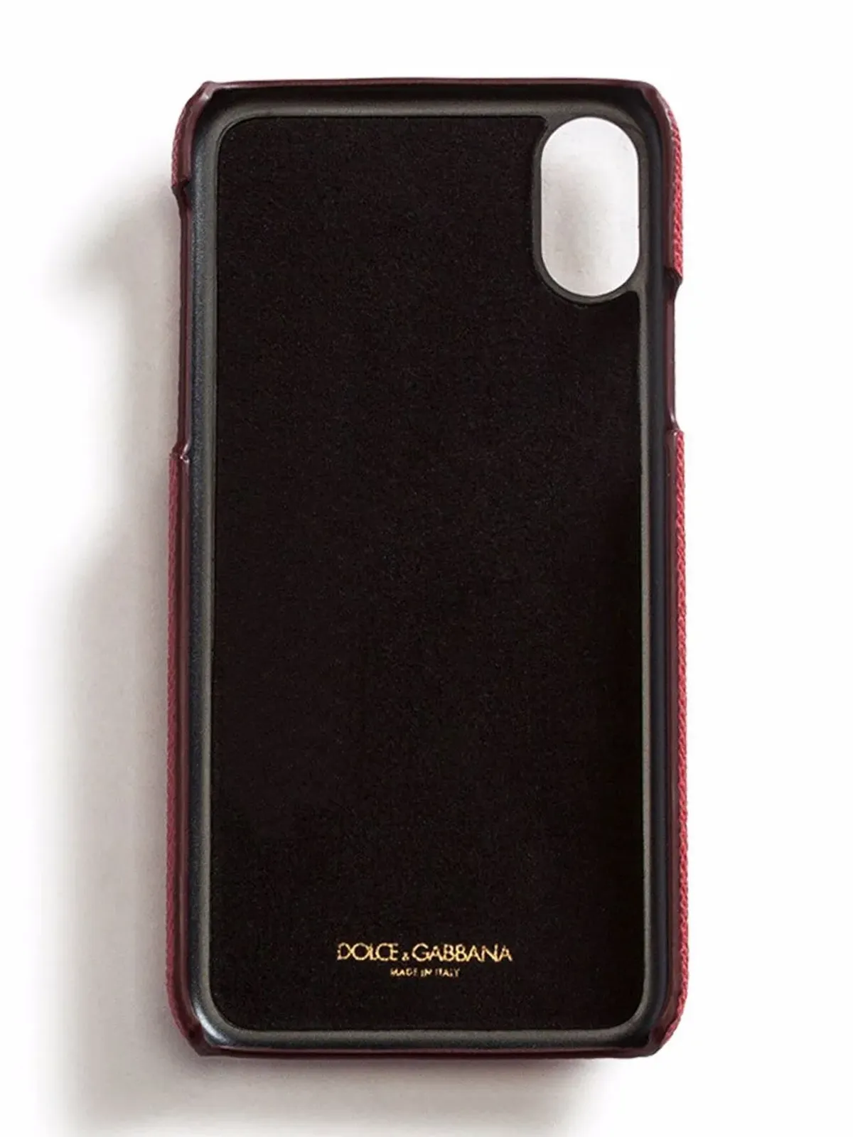 Dolce & Gabbana アップリケ付きレザー iPhone X ケース - 画像2