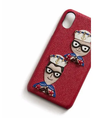 Dolce & Gabbana アップリケ付きレザー iPhone X ケース - サムネイル3