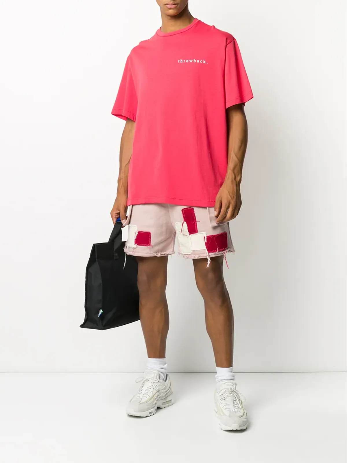 Throwback. オーバーサイズ ロゴ Tシャツ - レッド - 画像2