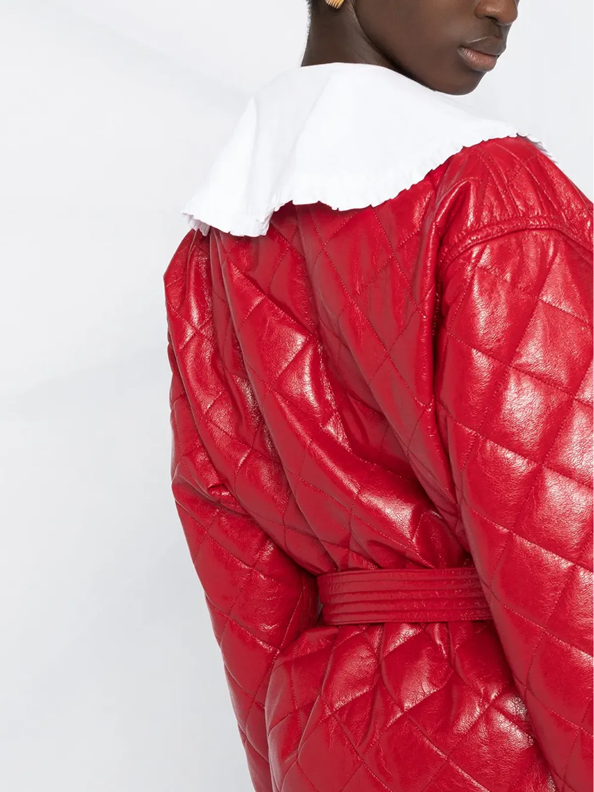 Philosophy Di Lorenzo Serafini キルテッドフロントタイコート - 画像3