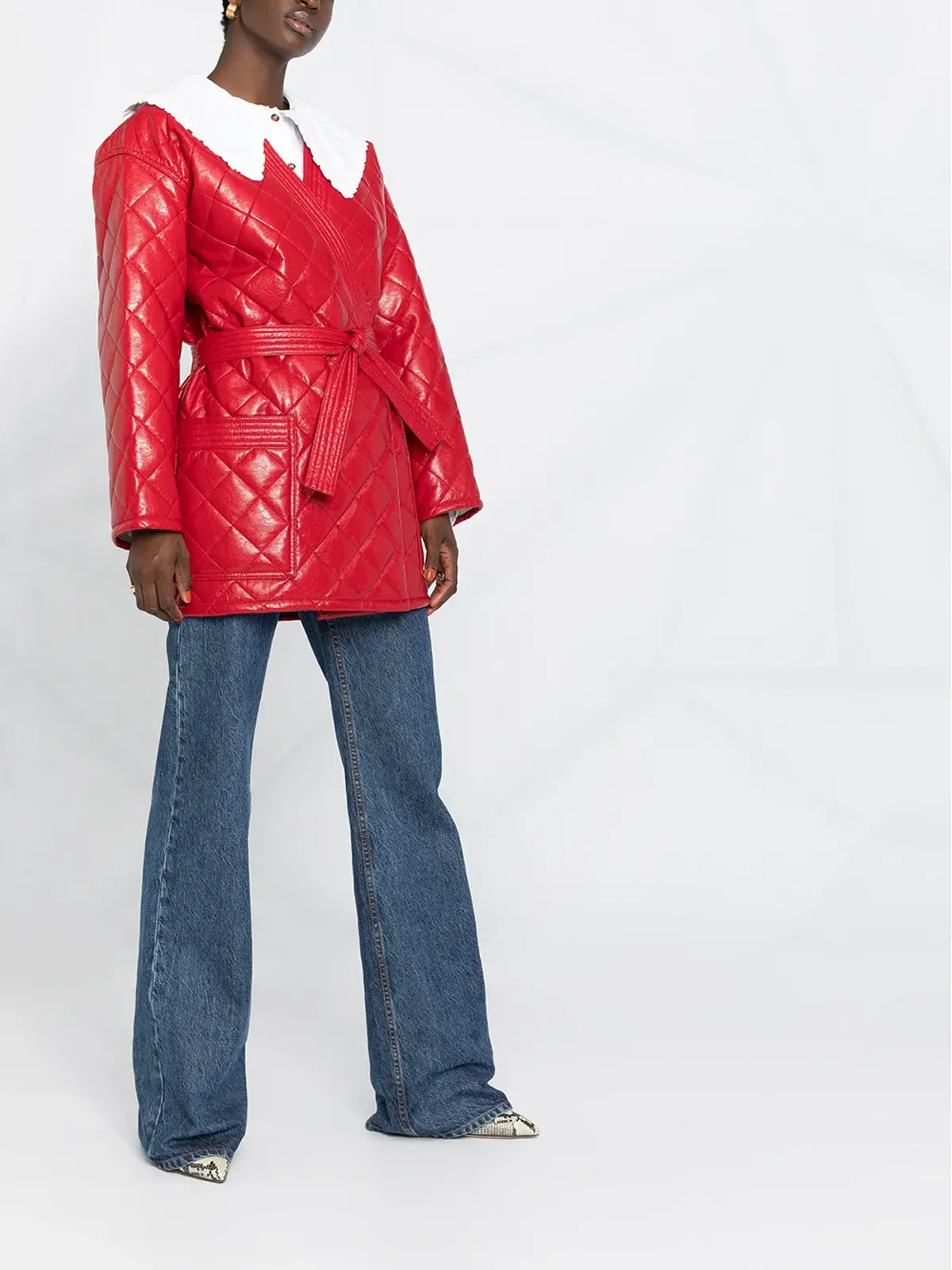 Philosophy Di Lorenzo Serafini キルテッドフロントタイコート - 画像4