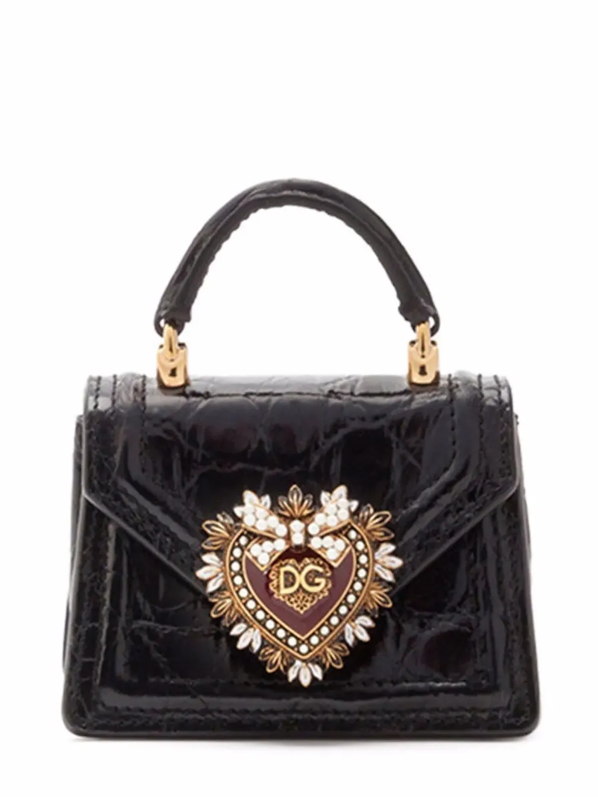Dolce & Gabbana マイクロ Devotion トップハンドルバッグ - 画像1