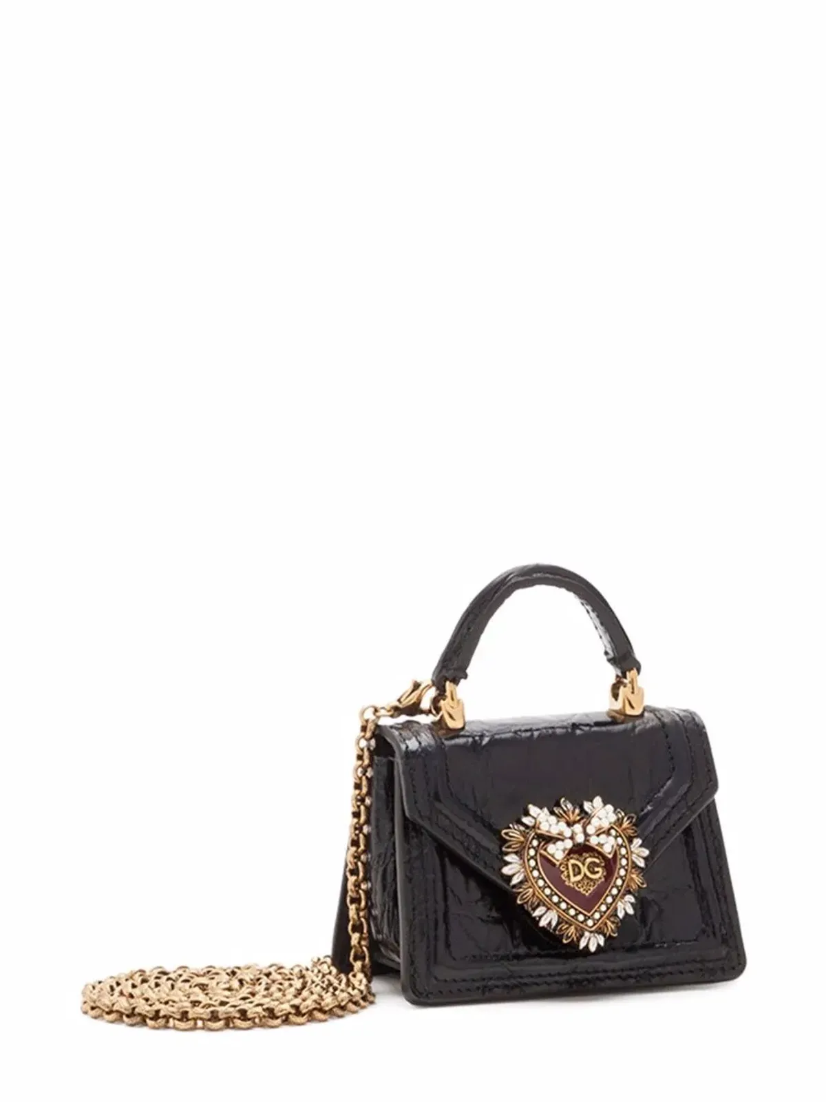 Dolce & Gabbana マイクロ Devotion トップハンドルバッグ - 画像3