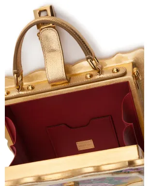 Dolce & Gabbana ドルチェボックス 手描きトップハンドルバッグ - サムネイル4