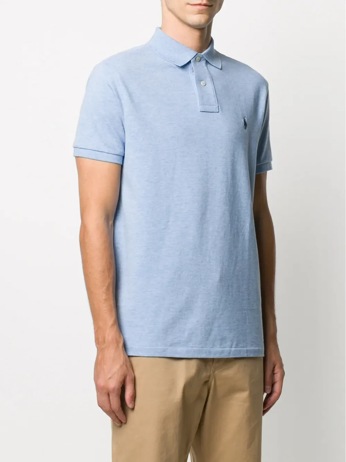 Polo Ralph Lauren ブルー刺繍モチーフ ポロシャツ - 画像3
