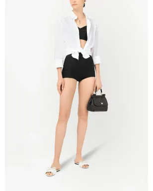 Dolce & Gabbana グアイナ ジャカード＆サテン キュロット - ブラック - サムネイル2