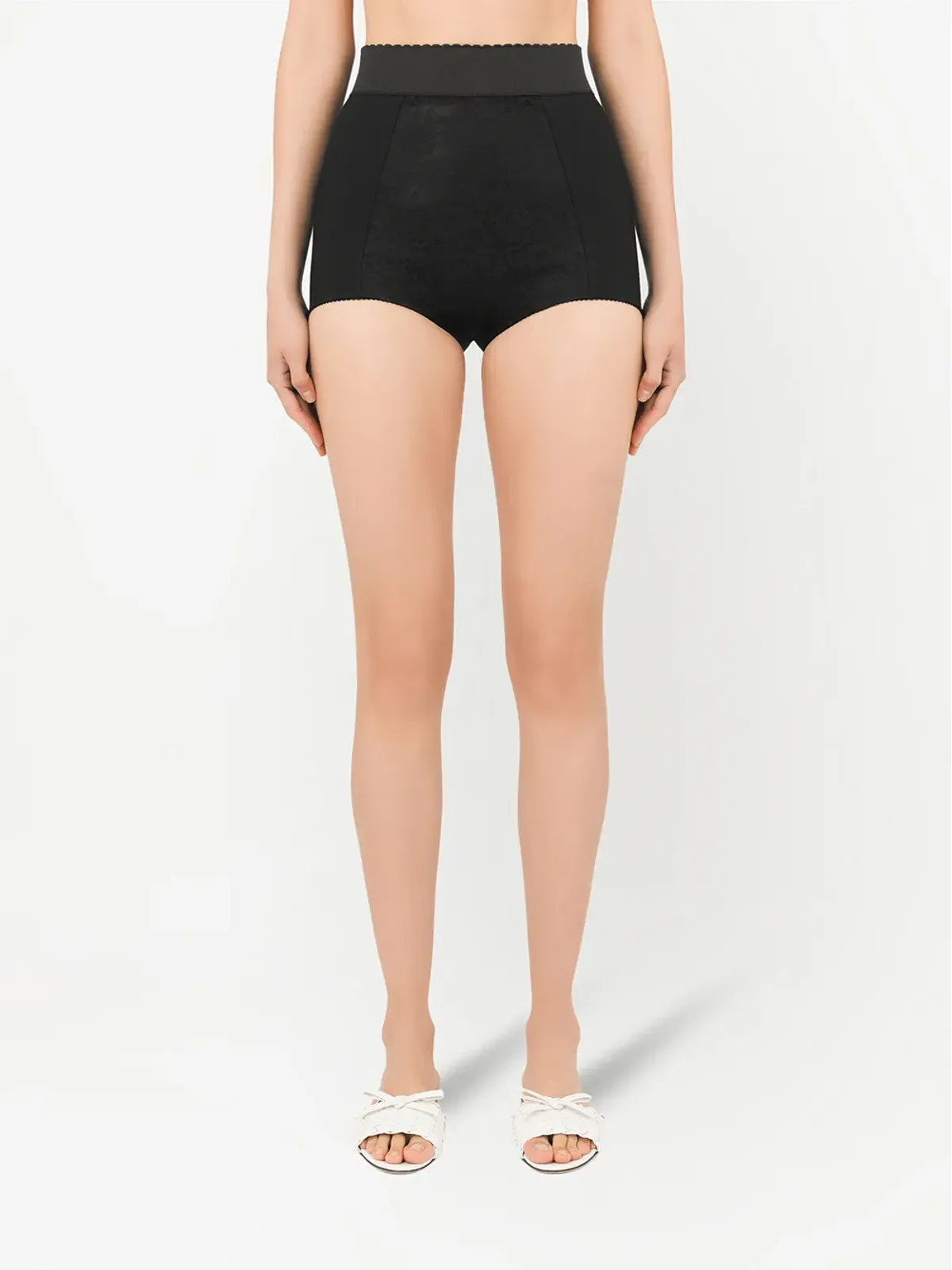 Dolce & Gabbana グアイナ ジャカード＆サテン キュロット - ブラック - 画像3
