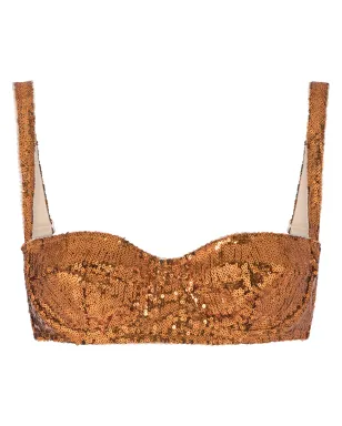 Dolce & Gabbana スパンコール付きバルコニーブラ - サムネイル1